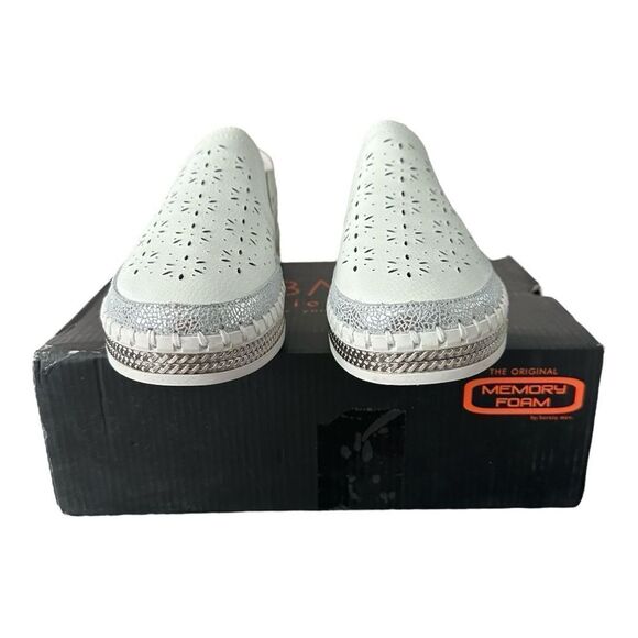 Bernie Mev. NYC TW99 White Memory Foam Slip On Shoes Style Size EU 41 US 11 - Picture 2 of 10